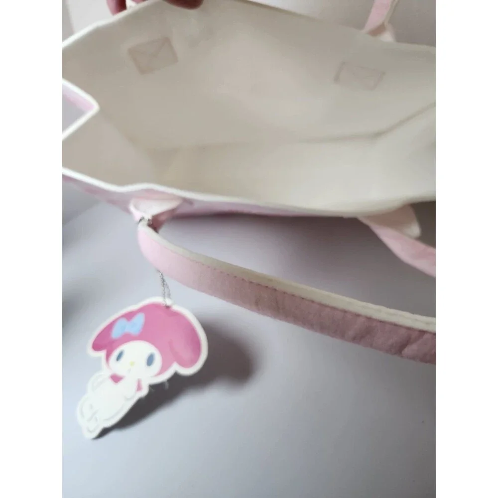 Sanrio My Melody Pink Checked Foldable Tote